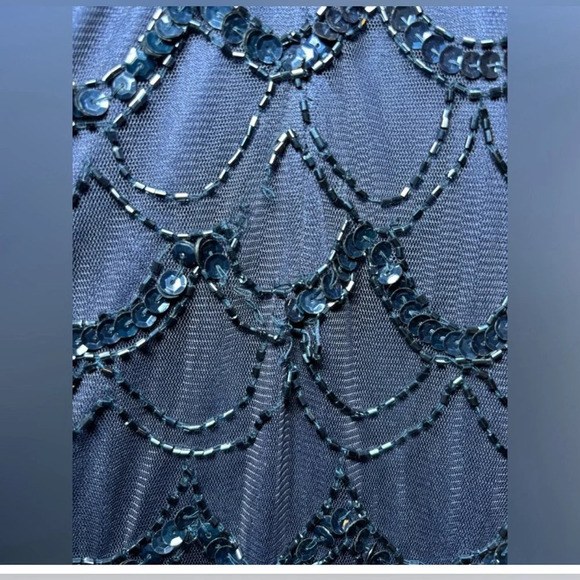 Cache Maxi Sequin Beaded Formal gown Dress size 10 - Picture 6 of 7